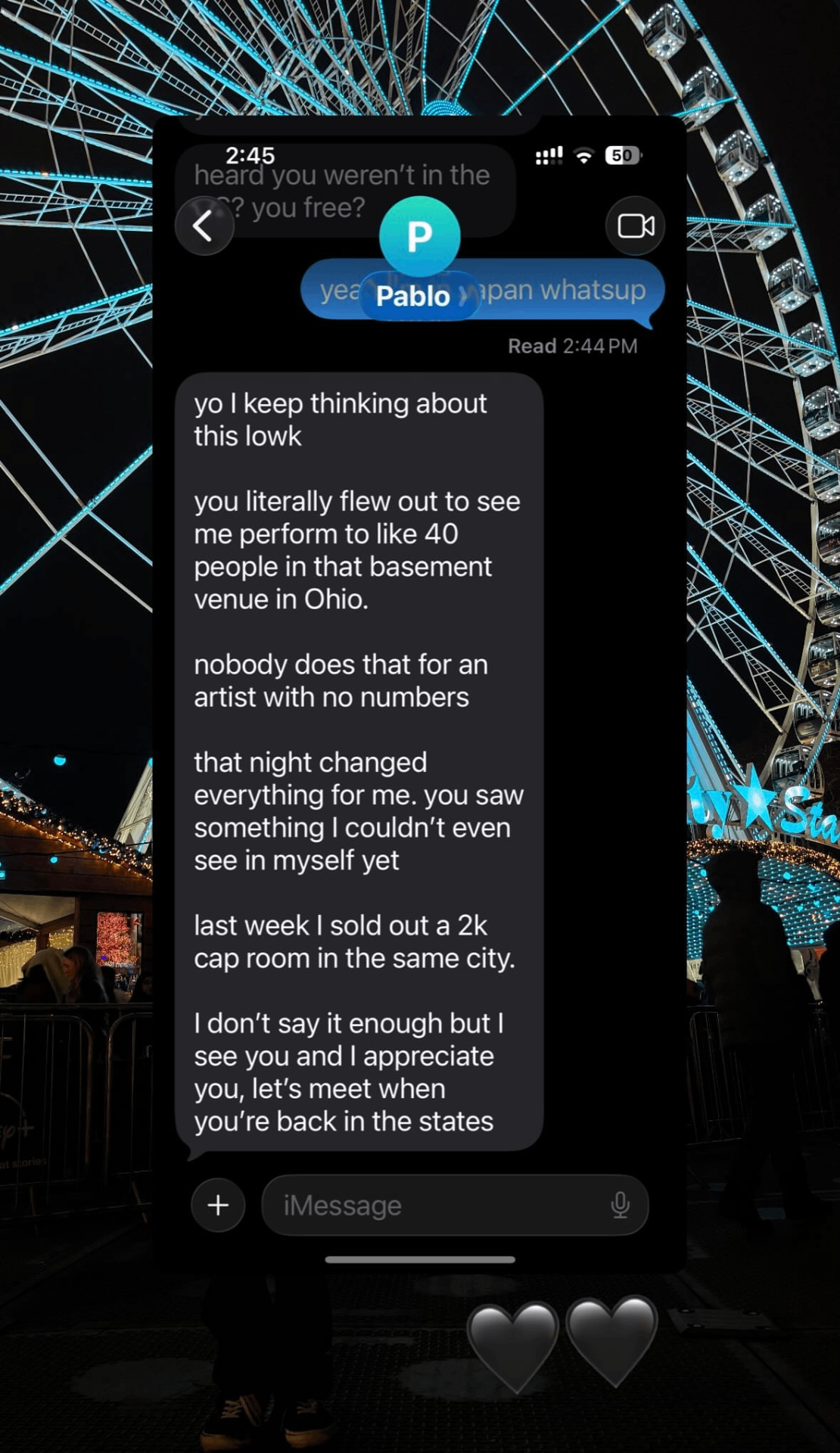 Artist testimonial 19