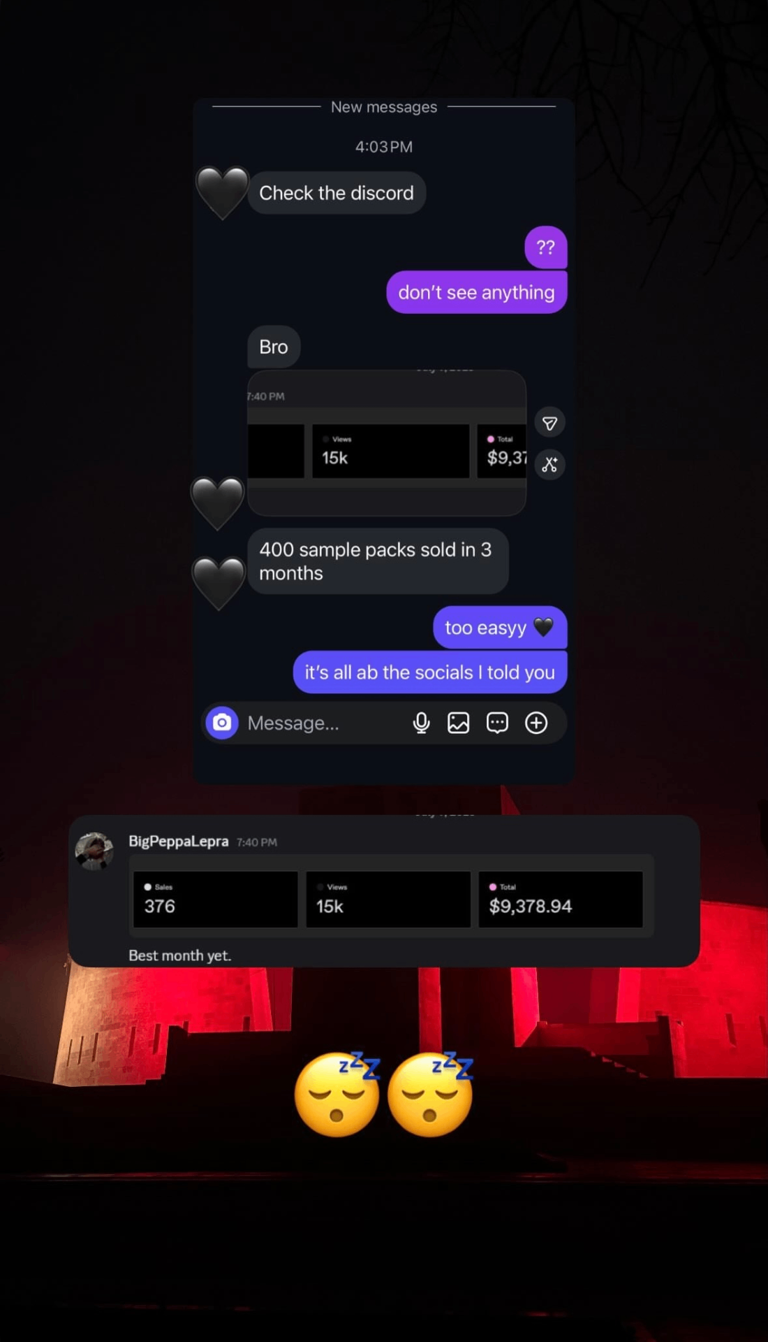 Artist testimonial 1